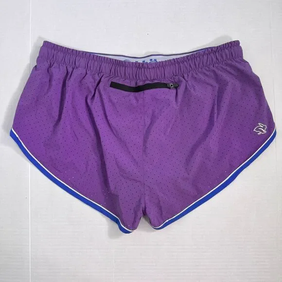 Rabbit Shorts Womens Extra Large Repeats 2 Inch Running Run Meadow Violet NEW XL - Picture 2 of 14